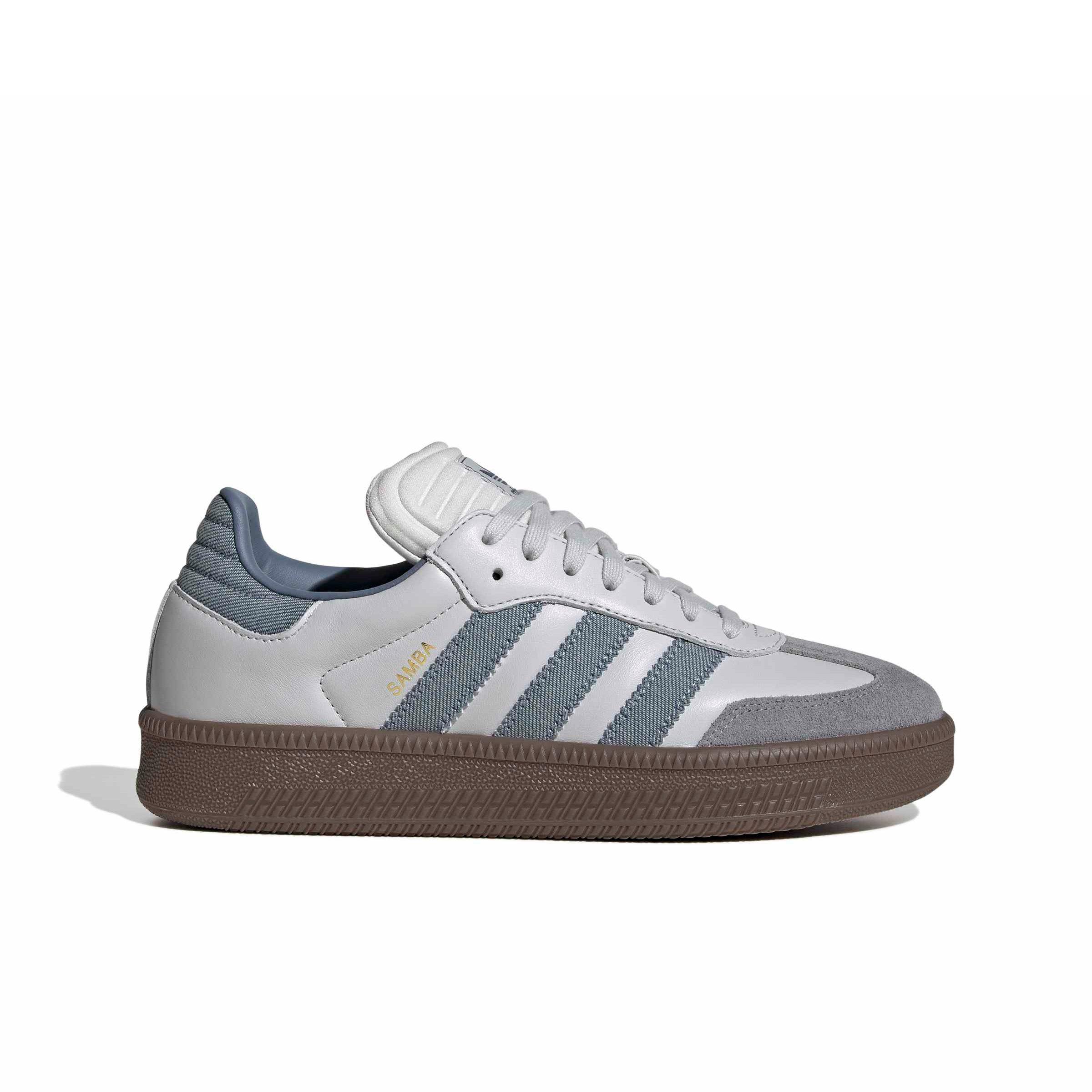 adidas Samba XLG Men's Shoe Grey One/Gum 5 | Hibbett
